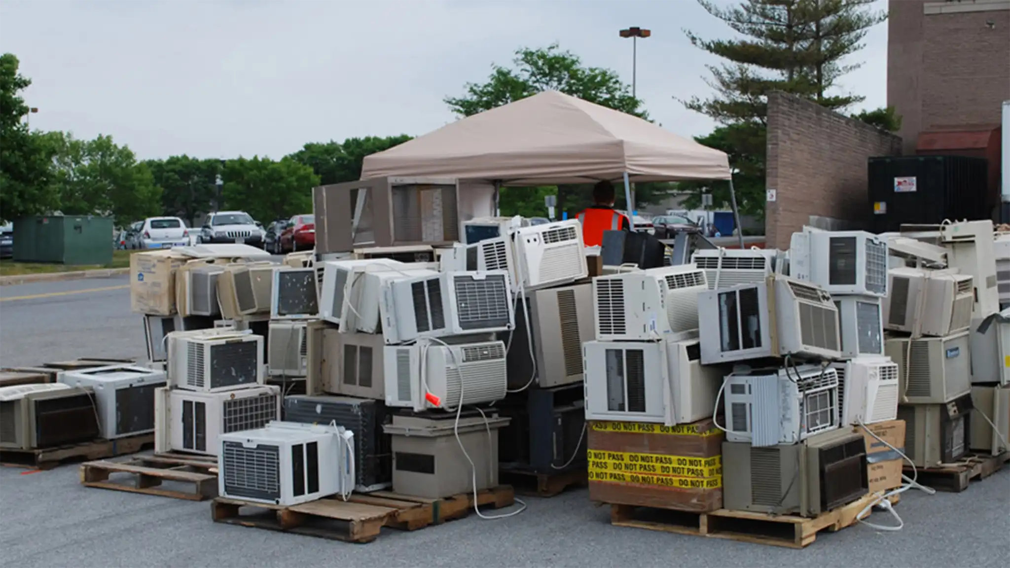 Old Air Condition Scrap